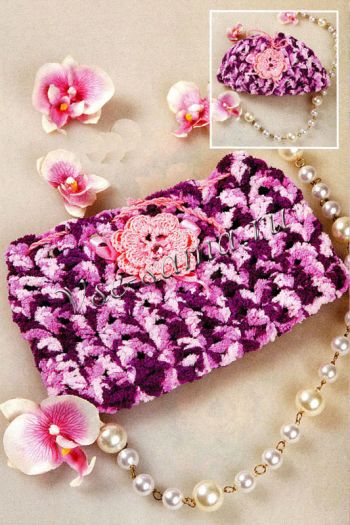 Косметичка с цветком Косметичка с цветком