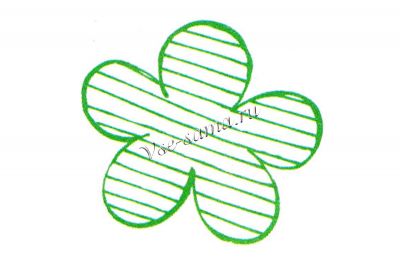 Схема вязания меланжевого клатча с цветком Схема вязания меланжевого клатча с цветком