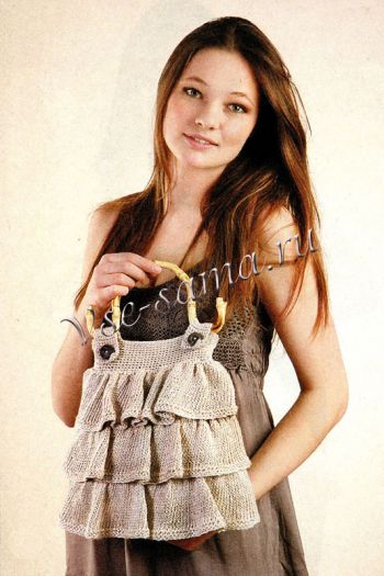 Сумочка с оборками Сумочка с оборками