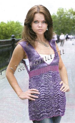 Туника с завышенной линией талии Туника с завышенной линией талии