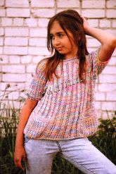 Пуловер реглан с карманами Пуловер реглан с карманами