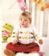 Кофточка для малыша - Сердечки Кофточка для малыша - Сердечки