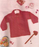 Красная кофточка для малыша Красная кофточка для малыша