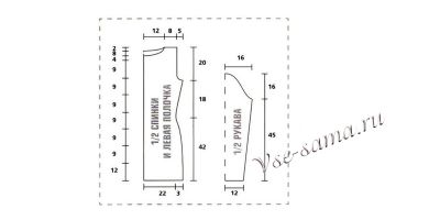 Схема вязания жакета Схема вязания жакета