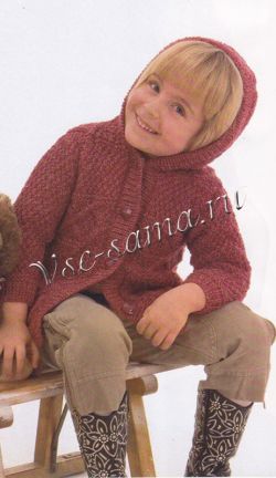 Жакет с капюшоном на 5 лет Жакет с капюшоном на 5 лет