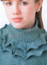 Воротник и манжет - Морская волна Воротник и манжет - Морская волна