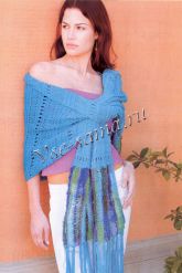 Палантин - Бирюзовый шик Палантин - Бирюзовый шик