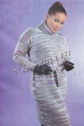 Серое меланжевое платье Серое меланжевое платье