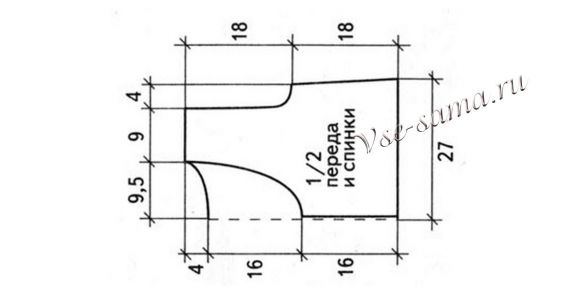 Схема вязания пушистого жилета и пояса-сумочки Схема вязания пушистого жилета и пояса-сумочки