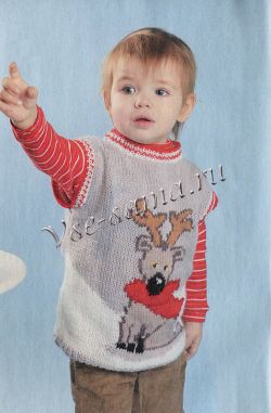 Жилет с оленем Жилет с оленем