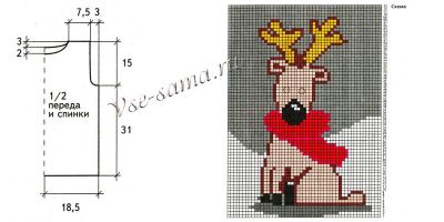 Схема вязания жилета Схема вязания жилета