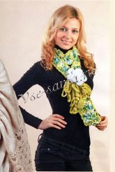 Шарф с цветком Шарф с цветком