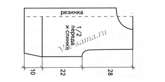 Схема вязания жилета Схема вязания жилета