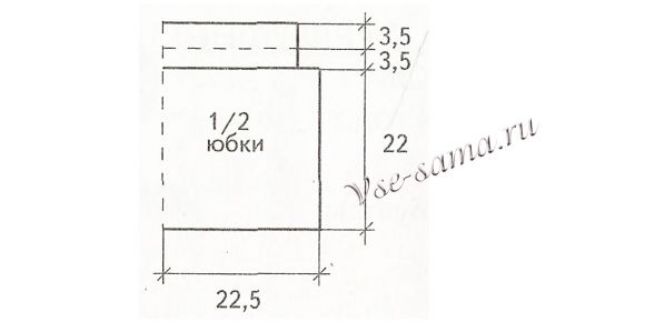 Схема вязания юбки Схема вязания юбки