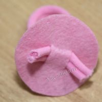 Резиночки канзаши - Нежность цвета, фото 14 Резиночки канзаши - Нежность цвета, фото 14