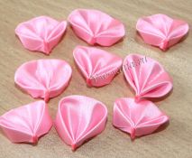 Резиночки канзаши - Нежность цвета, фото 4 Резиночки канзаши - Нежность цвета, фото 4