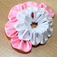 Резиночки канзаши - Нежность цвета, фото 5 Резиночки канзаши - Нежность цвета, фото 5