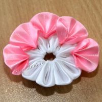 Резиночки канзаши - Нежность цвета, фото 6 Резиночки канзаши - Нежность цвета, фото 6