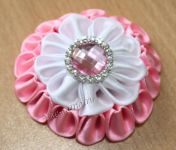 Ободок канзаши - Розовое утро, 8 Ободок канзаши - Розовое утро, 8
