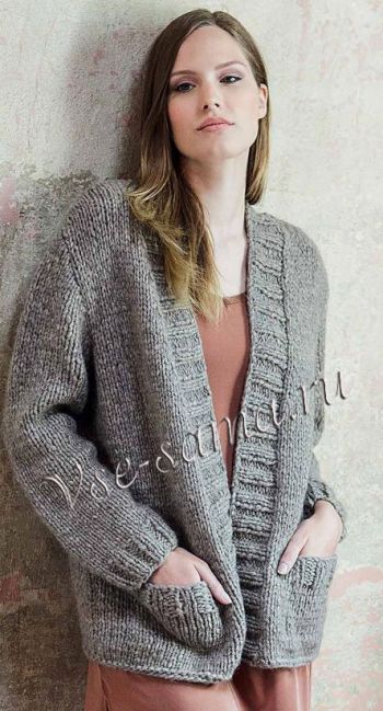 Кардиган с карманами, фото Кардиган с карманами, фото