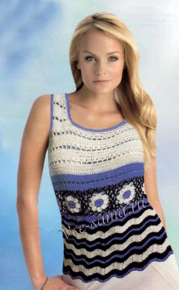 Разноцветная маечка, фото Разноцветная маечка, фото