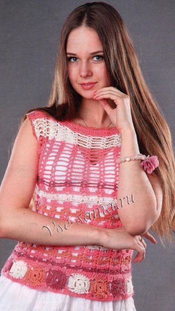Топ крючком - Нежность, фото Топ крючком - Нежность, фото