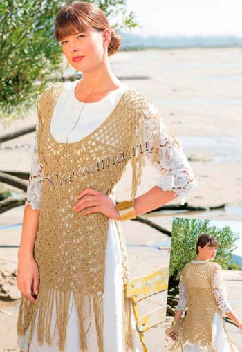 Туника с кистями, фото Туника с кистями, фото