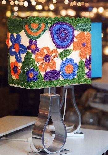 Абажур - летний букет, фото Абажур - летний букет, фото