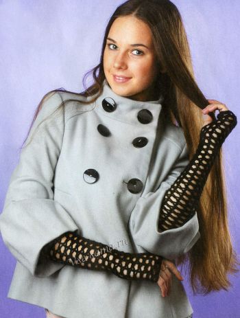 Ажурные митенки крючком, фото Ажурные митенки крючком, фото