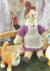 Игрушки крючком - Фрекен Бок и Матильда Игрушки крючком - Фрекен Бок и Матильда