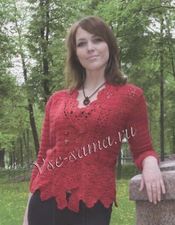 Короткий жакет с каймой Короткий жакет с каймой