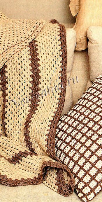 Плед, связанный крючком Плед, связанный крючком