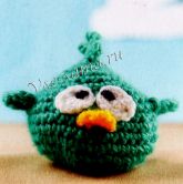 Птичка Соня - игрушка крючком Птичка Соня - игрушка крючком