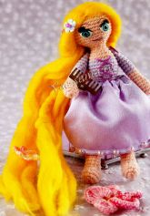 Рапунцель - игрушка крючком Рапунцель - игрушка крючком