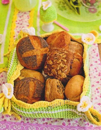 Салфетка и корзинка Салфетка и корзинка