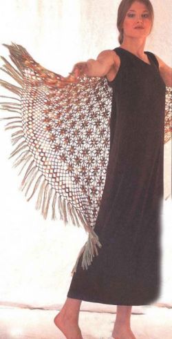 Шаль с цветочками Шаль с цветочками