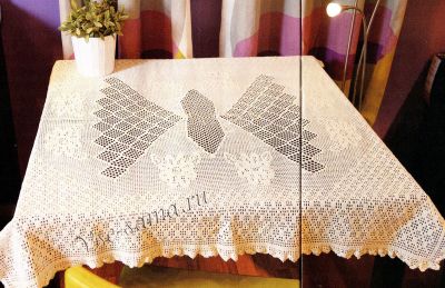 Скатерть бабочка, фото Скатерть бабочка, фото