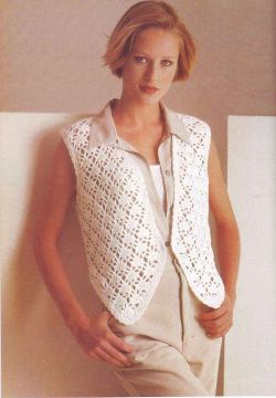 Вязаный жилет Вязаный жилет