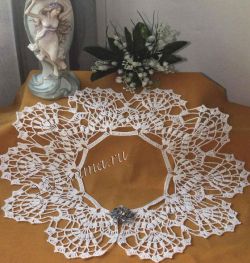 Воротничок крючком - первый день Воротничок крючком - первый день