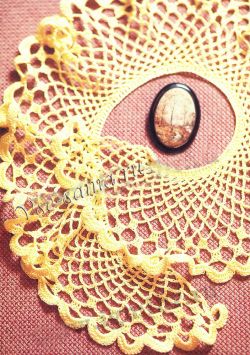 Воротничок крючком солнышко Воротничок крючком солнышко