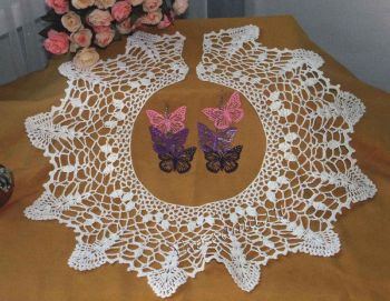 Воротник крючком - осеннее утро Воротник крючком - осеннее утро