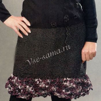 Юбка крючком Юбка крючком