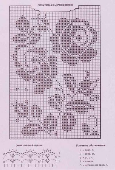 схема спинки схема спинки