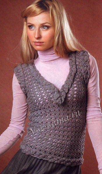 Ажурный топ с косами Ажурный топ с косами