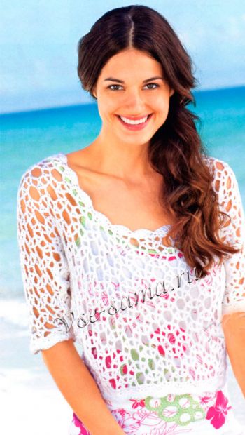 Белый пуловер и шарф Белый пуловер и шарф