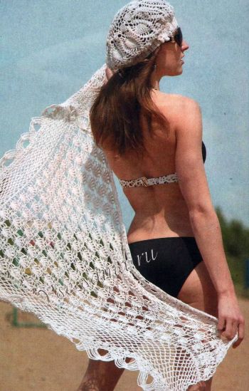 Бежевая шаль Бежевая шаль