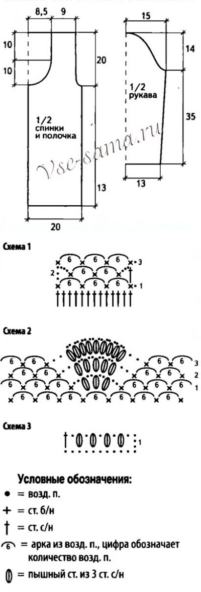 Длинный желтый жакет, схема Длинный желтый жакет, схема