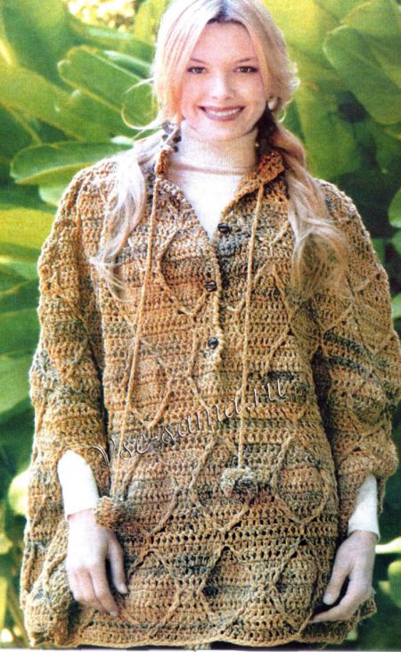 Кардиган крючком, фото Кардиган крючком, фото