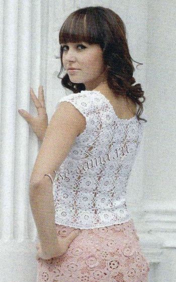 Майка крючком Майка крючком