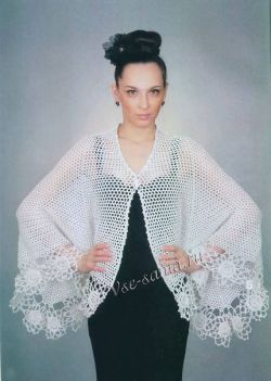 Накидка Волшебство белой ночи, фото Накидка Волшебство белой ночи, фото